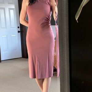 Gilli Mauve Midi Dress